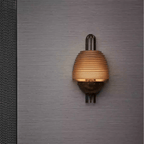 Arclune Ribbed Wall Lamp by Bling Lighting Studio