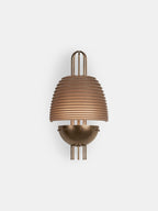 Arclune Ribbed Wall Lamp by Bling Lighting Studio