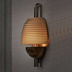 Arclune Ribbed Wall Lamp by Bling Lighting Studio