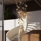 Aren Cube Large Pendant Light For High Ceilings for high ceiling staircase and foyer lighting