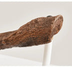Sculpted Branch Wood-Look Linear Chandelier by Bling Lighting Studio