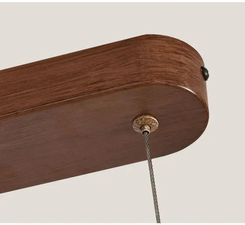 Sculpted Branch Wood-Look Linear Chandelier by Bling Lighting Studio