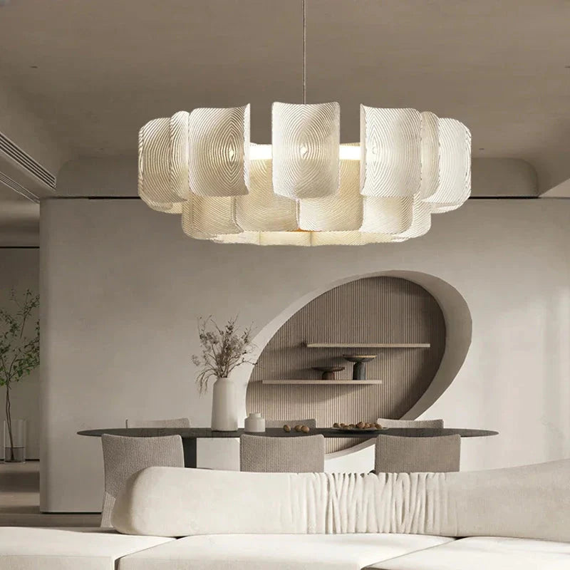 Arten Modern Acrylic Chandelier - Bling Lighting Studio