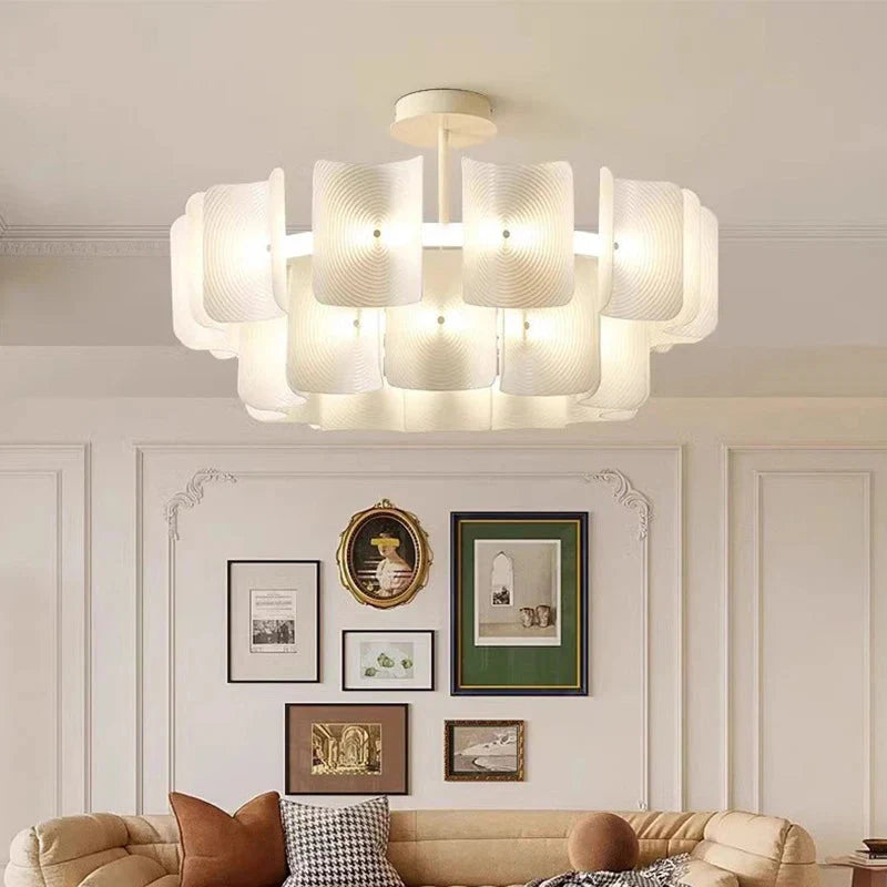 Arten Modern Acrylic Chandelier - Bling Lighting Studio