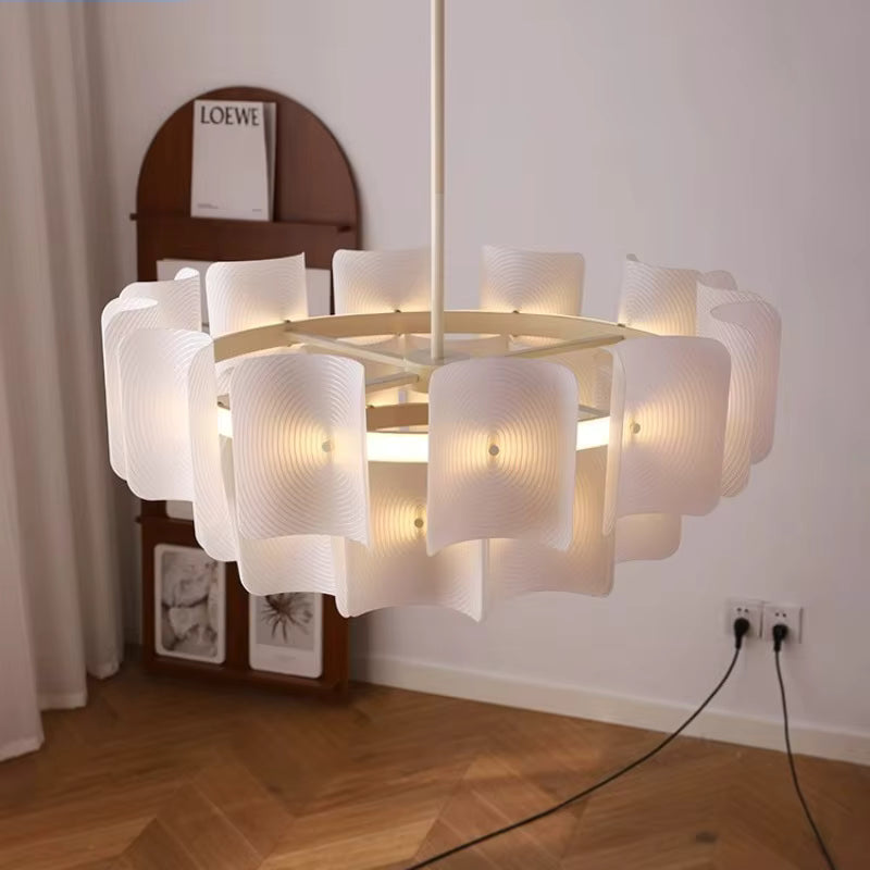 Arten Modern Acrylic Chandelier - Bling Lighting Studio