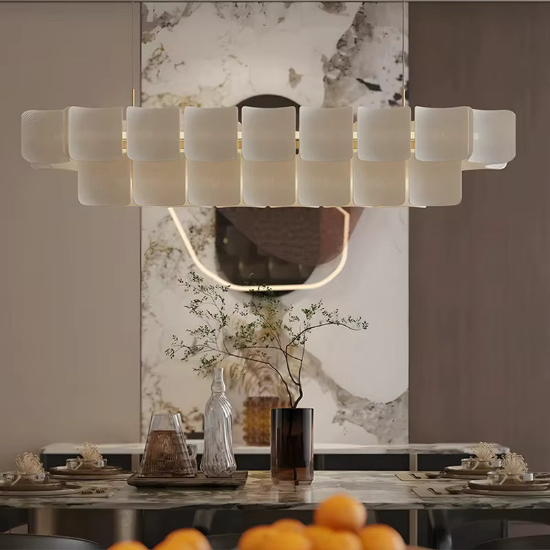 Arten Modern Acrylic Chandelier - Bling Lighting Studio