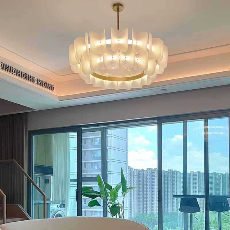 Arten Modern Acrylic Chandelier - Bling Lighting Studio