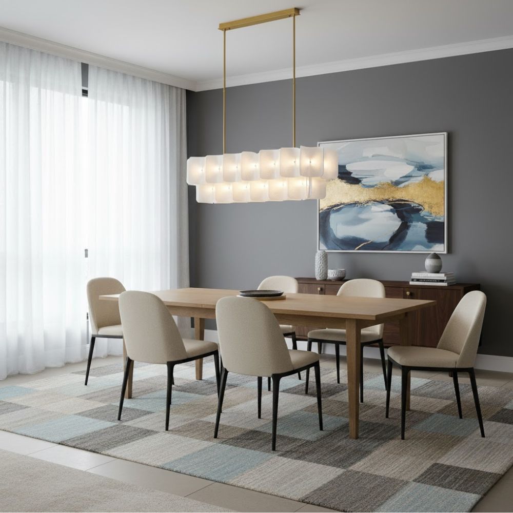 Arten Modern Acrylic Chandelier - Bling Lighting Studio