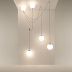Asteris Multi Globe Pendant Lamp by Bling Lighting Studio