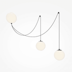 Asteris Multi Globe Pendant Lamp by Bling Lighting Studio