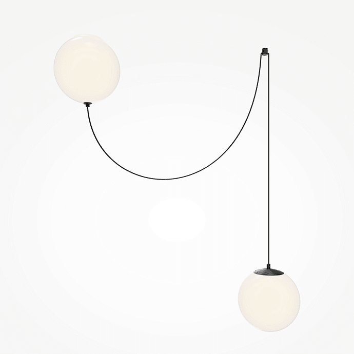 Asteris Multi Globe Pendant Lamp by Bling Lighting Studio
