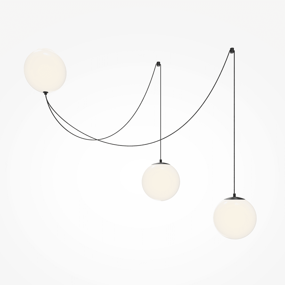 Asteris Multi Globe Pendant Lamp by Bling Lighting Studio