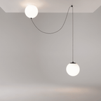 Asteris Multi Globe Pendant Lamp by Bling Lighting Studio