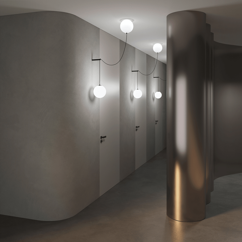 Asteris Multi Globe Pendant Lamp by Bling Lighting Studio