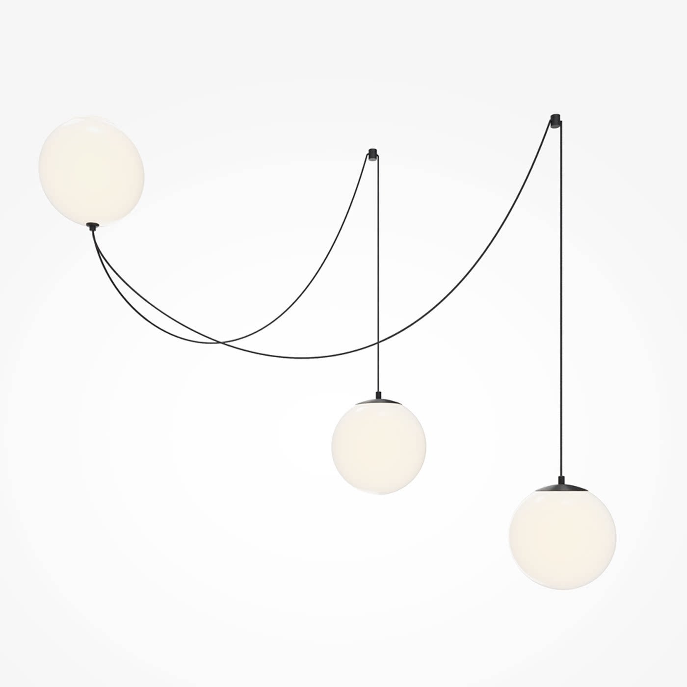 Asteris Multi Globe Pendant Lamp by Bling Lighting Studio