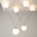 Asteris Multi Globe Pendant Lamp by Bling Lighting Studio