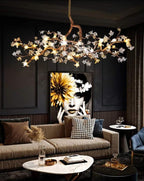 Sutober Sculptural Branch Chandelier for Staircase by Bling Lighting Studio