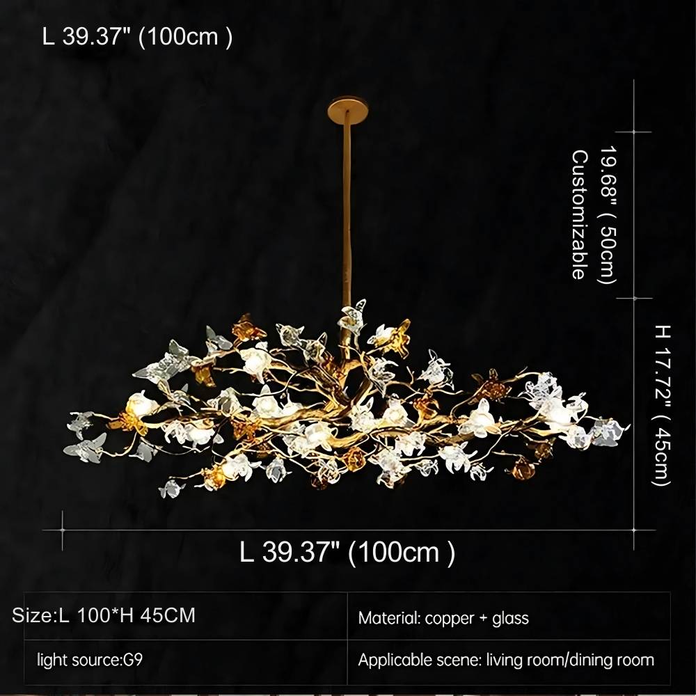 Sutober Sculptural Branch Chandelier by Bling Lighting Studio