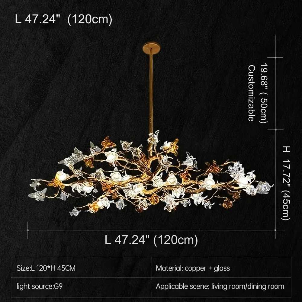 Sutober Sculptural Branch Chandelier by Bling Lighting Studio
