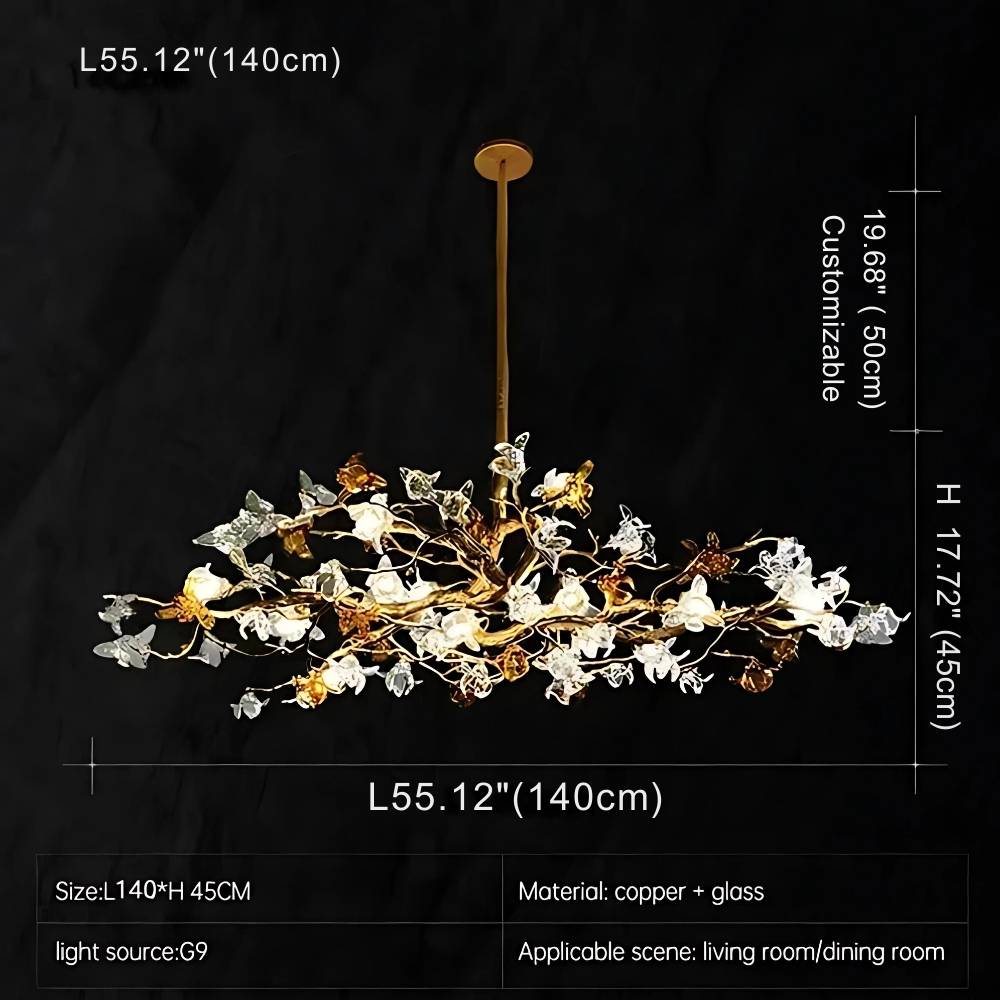 Sutober Sculptural Branch Chandelier by Bling Lighting Studio