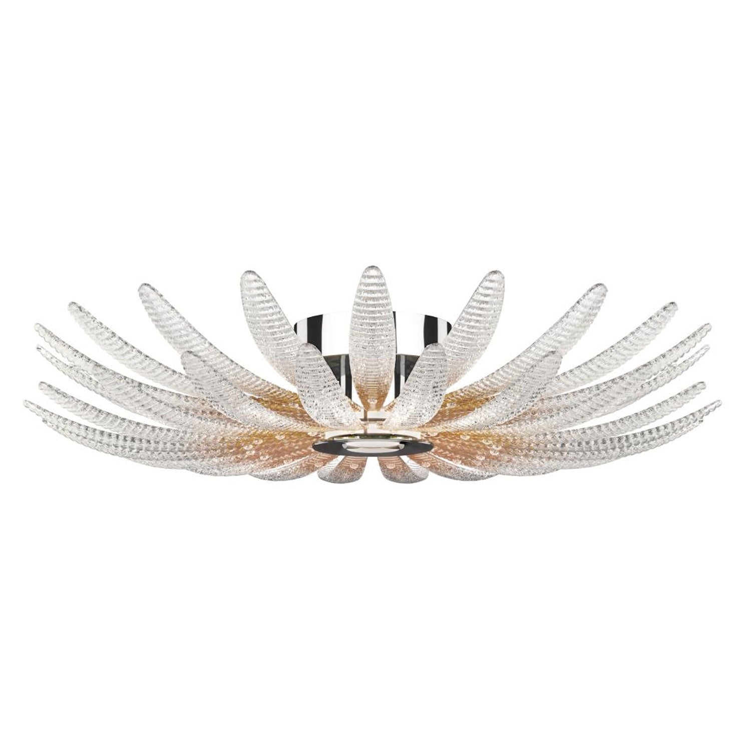 Aurelia Murano Glass Petal Ceiling Light by Bling Lighting Studio