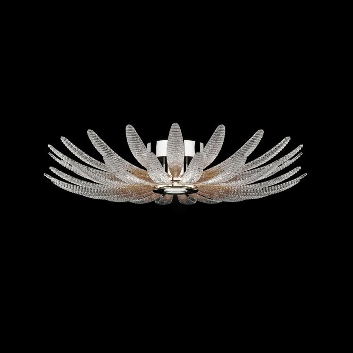 Aurelia Murano Glass Petal Ceiling Light by Bling Lighting Studio