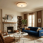 Aurelia Alabaster Ceiling Light by Bling Lighting Studio