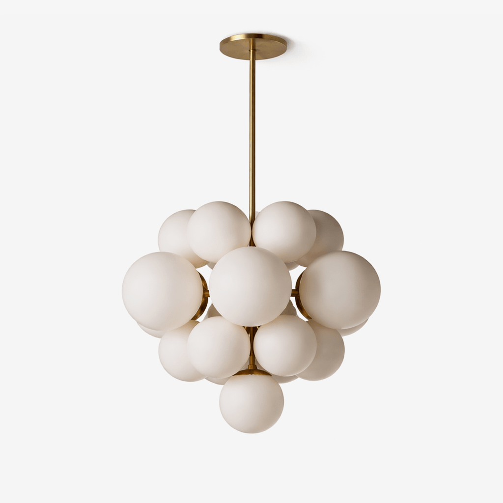 Aurelia Alabaster Cluster Chandelier by Bling Lighting Studio