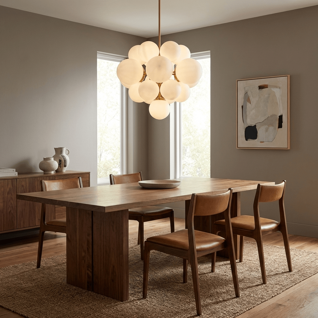 Aurelia Alabaster Cluster Chandelier by Bling Lighting Studio