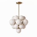 Aurelia Alabaster Cluster Chandelier by Bling Lighting Studio