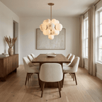 Aurelia Alabaster Cluster Chandelier by Bling Lighting Studio