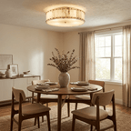 Aurelia Alabaster Ring Ceiling Lamp by Bling Lighting Studio