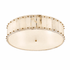Aurelia Alabaster Ring Ceiling Lamp by Bling Lighting Studio