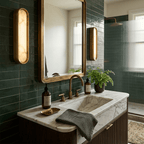 Aurelia Arch Alabaster Wall Light by Bling Lighting Studio