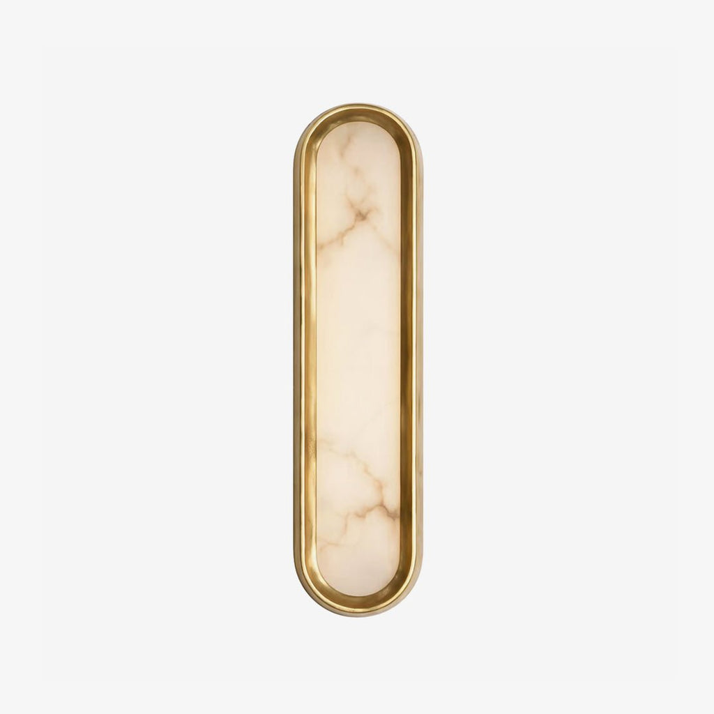 Aurelia Arch Alabaster Wall Light by Bling Lighting Studio