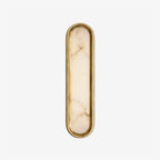 Aurelia Arch Alabaster Wall Light by Bling Lighting Studio