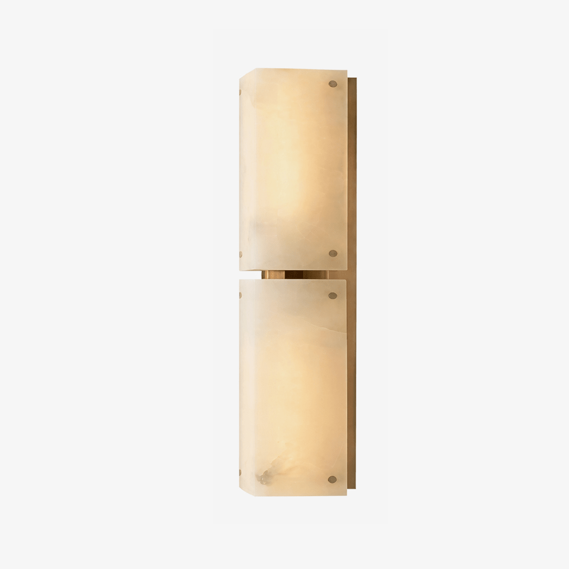 Aurelia Double Panel Alabaster Wall Light by Bling Lighting Studio
