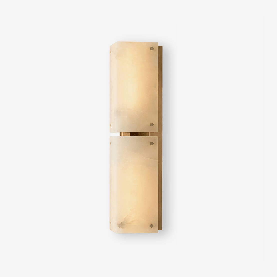 Aurelia Double Panel Alabaster Wall Light by Bling Lighting Studio