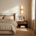 Aurelia Double Panel Alabaster Wall Light by Bling Lighting Studio