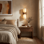Aurelian Twin Alabaster Wall Light by Bling Lighting Studio