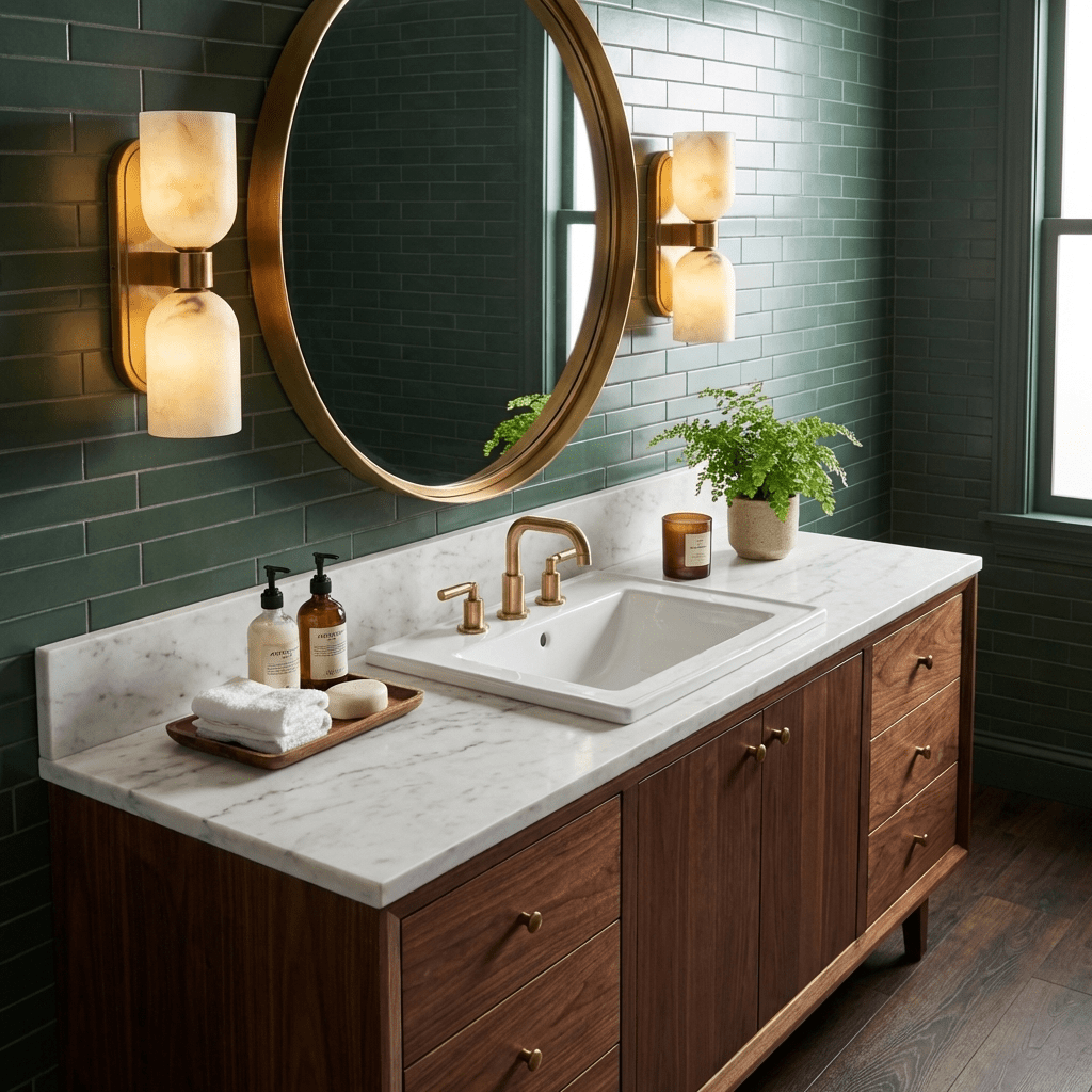 Aurelian Twin Alabaster Wall Light by Bling Lighting Studio