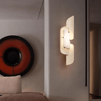 Aurellin Alabaster Sconce by Bling Lighting Studio