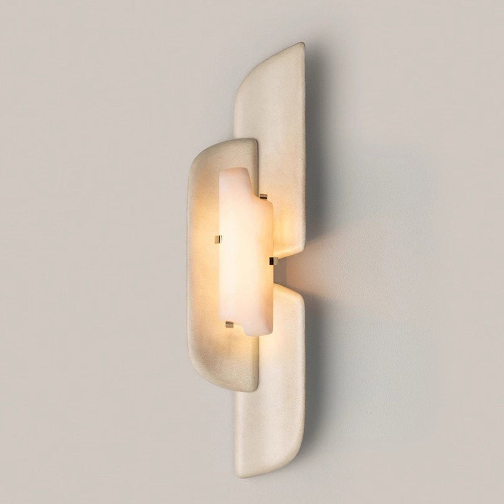 Aurellin Alabaster Sconce by Bling Lighting Studio