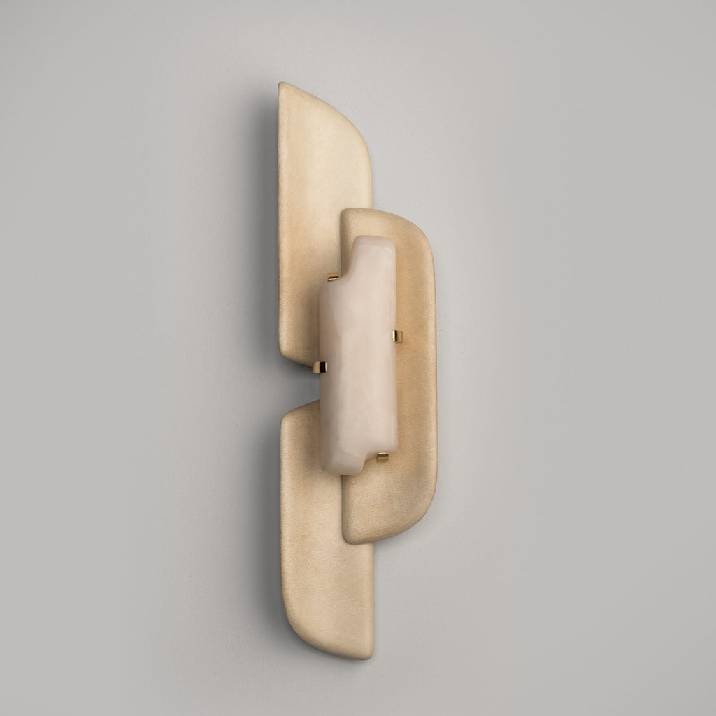 Aurellin Alabaster Sconce by Bling Lighting Studio