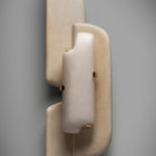 Aurellin Alabaster Sconce by Bling Lighting Studio