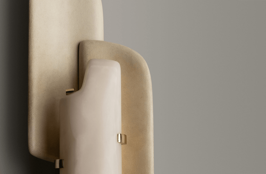 Aurellin Alabaster Sconce by Bling Lighting Studio