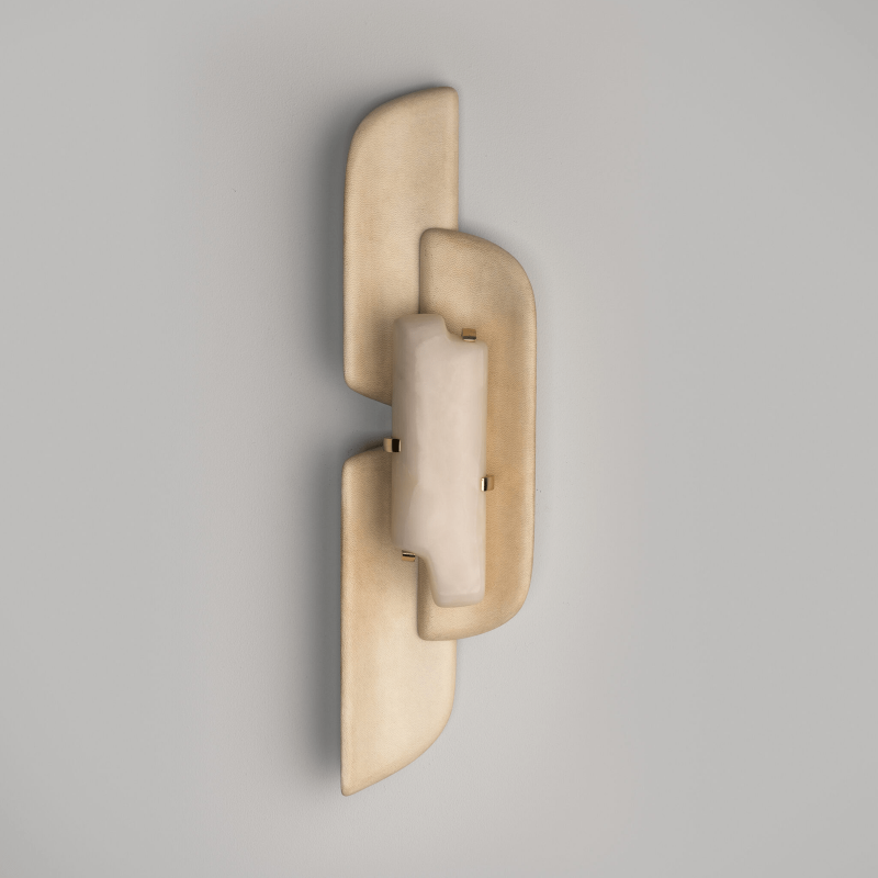 Aurellin Alabaster Sconce by Bling Lighting Studio