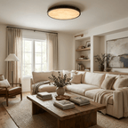 Aureon Alabaster Round Ceiling Lamp by Bling Lighting Studio