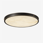 Aureon Alabaster Round Ceiling Lamp by Bling Lighting Studio
