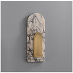 Aurevian Marble Wall Sconce by Bling Lighting Studio